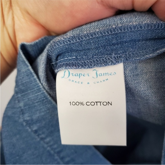 Draper James chambray flutter romper - Picture 5 of 5